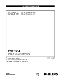 PCF8584P datasheet: 5.5 V, I2C-bus controller PCF8584P