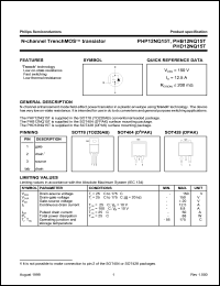 PHD12NQ15T datasheet: 150 V, N-channel trenchMOS transistor PHD12NQ15T