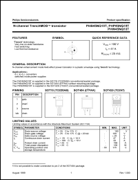 PHP45NQ10T datasheet: 100 V, N-channel trenchMOS transistor PHP45NQ10T