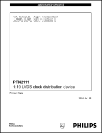 PTN2111BD datasheet:  1:10 LVDC clock distribution device PTN2111BD