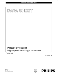PTN3310D datasheet: 4 V, high-speed serial logic translator PTN3310D
