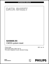 SA56606-20GW datasheet: 2.0 V, CMOS system reset SA56606-20GW