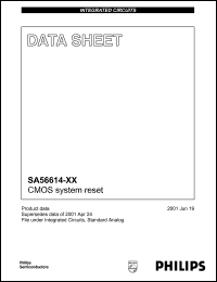 SA56614-20GW datasheet: 2.0 V, CMOS system reset SA56614-20GW