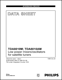 TDA8010M datasheet: 5.5 V, low power mixer/oscillator TDA8010M