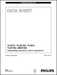 TL431ACD datasheet: Adjustable precision shunt regulator TL431ACD