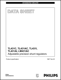 TL431CPN datasheet: Adjustable precision shunt regulator TL431CPN