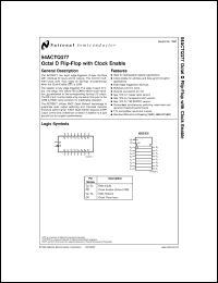 5962-9219001MRA datasheet: Octal D Flip-Flop with Clock Enable 5962-9219001MRA