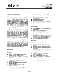 LC15-TR03 datasheet: Serial ATA PHY - 1.5Gbps transceiver LC15-TR03