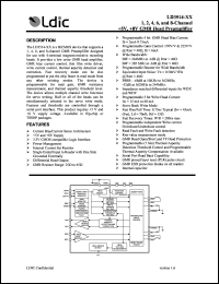 LD3514-1 datasheet: 8-channel +5V, +8V GMR head preamplifier LD3514-1