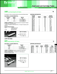 322007 datasheet: Very fast-acting fuse. Ampere rating 7, voltage rating 250, nominal resistance cold 0hms 0.022. 322007