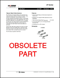 V14CP22 datasheet: Tubular metal-oxide varistor. 22 gauge V14CP22