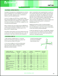 SMT100-120 datasheet: SMT100. Irm = 2microA @ Vrm = 110V,max. Irm = 50microA @ Vr = 120V,max. SMT100-120