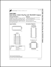 54ACTQ821FMQB datasheet: Quiet Series 10-Bit D Flip-Flop with TRI-STATE Outputs 54ACTQ821FMQB