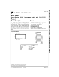 5962-9220001MLA datasheet: Quiet Series 10-Bit Buffer/Line Driver with TRI-STATE Outputs 5962-9220001MLA