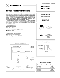 MC33261D datasheet: Power Factor Controller MC33261D