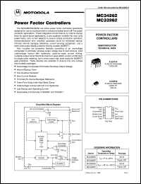 MC33262P datasheet: Power Factor Controller MC33262P