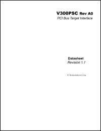 V300PSC-33REVA0 datasheet: PCI bus target interface. Frequency 33 MHz. V300PSC-33REVA0