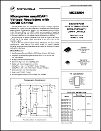 MC33264D-2.8R2 datasheet: Micropower Voltage Regulators with On/Off Control MC33264D-2.8R2