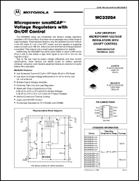 MC33264D-3.0R2 datasheet: Micropower Voltage Regulators with On/Off Control MC33264D-3.0R2