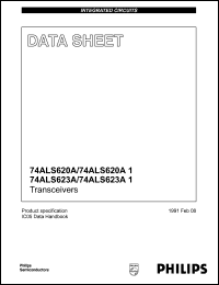 74ALS623A-1N datasheet: 5.5 V, transceiver 74ALS623A-1N