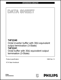 N74F2241N datasheet: 5.5 V, octal buffer N74F2241N