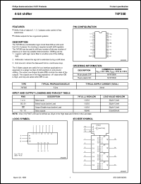 N74F350D datasheet: 5.5 V, 4-bit shifter N74F350D