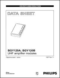 BGY120B datasheet: 3.5 V, UNF amplifier module BGY120B