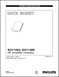 BGY148B datasheet: 6 V, HF amplifier module BGY148B