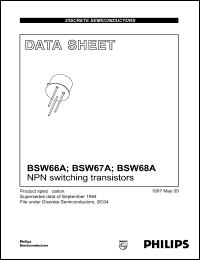 BSW66A datasheet: 100 V, NPN switching transistor BSW66A