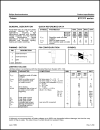 BT137F-800F datasheet: 800 V, triac BT137F-800F