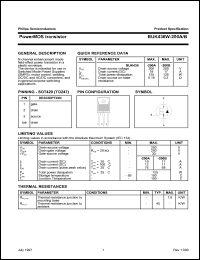 BUK436W-200B datasheet: 200 V, power MOS transistor BUK436W-200B