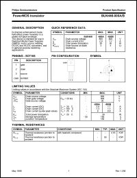 BUK446-800A datasheet: 800 V, power MOS transistor BUK446-800A