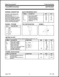 BUK454-60H datasheet: 60 V, power MOS transistor BUK454-60H