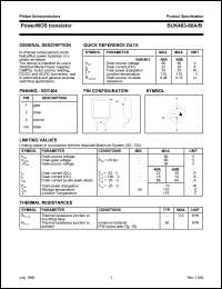 BUK463-60B datasheet: 60 V, power MOS transistor BUK463-60B