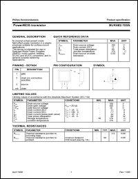 BUK462-100A datasheet: 100 V, power MOS transistor BUK462-100A