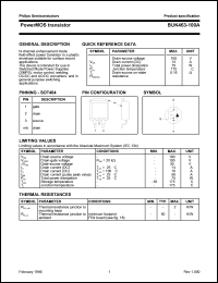 BUK463-100A datasheet: 100 V, power MOS transistor BUK463-100A