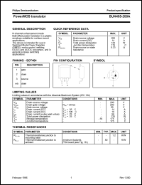 BUK465-200A datasheet: 200 V, power MOS transistor BUK465-200A