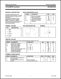 BUK466-60A datasheet: 60 V, power MOS transistor BUK466-60A