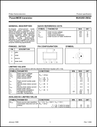 BUK482-200A datasheet: 200 V, power MOS transistor BUK482-200A