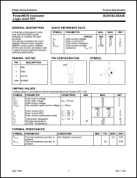 BUK543-60A datasheet: 60 V, power MOS transistor BUK543-60A