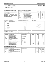 BUK554-60H datasheet: 60 V, power MOS transistor BUK554-60H