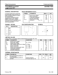 BUK562-100A datasheet: 100 V, power MOS transistor logic level FET BUK562-100A