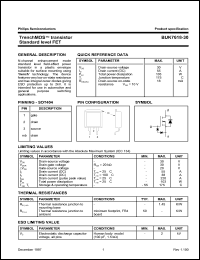 BUK7618-30 datasheet: 30 V, tranch MOS transistor standard level FET BUK7618-30
