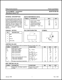 BUK78150-55 datasheet: 55 V, tranch MOS transistor standard level FET BUK78150-55