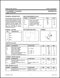 BUK9618-30 datasheet: 30 V, tranch MOS transistor logic level FET BUK9618-30