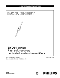 BYD31J datasheet: 600 V, fast soft-recovery controlled avalanche rectifier BYD31J