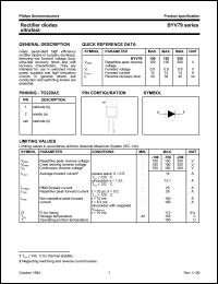 BYV79-200 datasheet: 200 V,  rectifier diode ultrafast BYV79-200