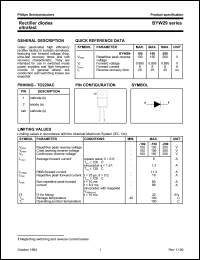 BYW29-150 datasheet: 150 V,  rectifier diode ultrafast BYW29-150