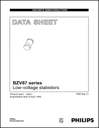 BZV87-2V0 datasheet: 150 mA, low-voltage stabistor BZV87-2V0