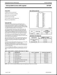 N74F199N datasheet: 8-bit parallel-access shift register N74F199N